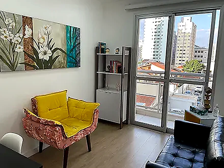 Consultório 1 da Clínica de Psicologia Nodari, Vila Mariana